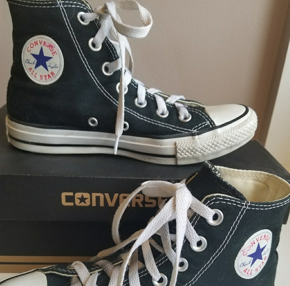 Converse High Top Black Sneakers